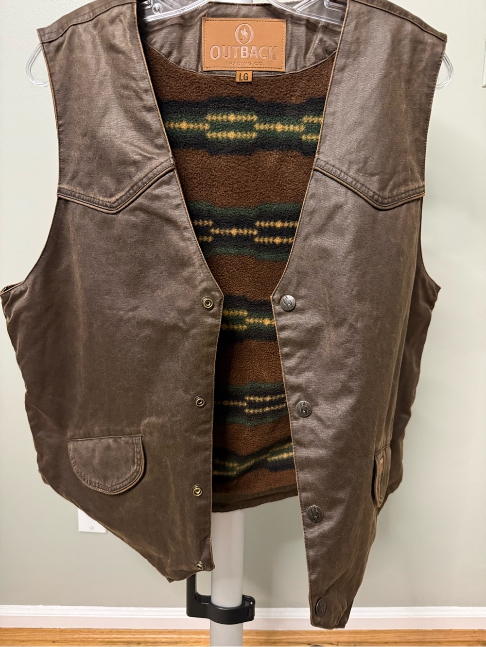 Outback Trading Co The Cliffdweller Vest. NWOT